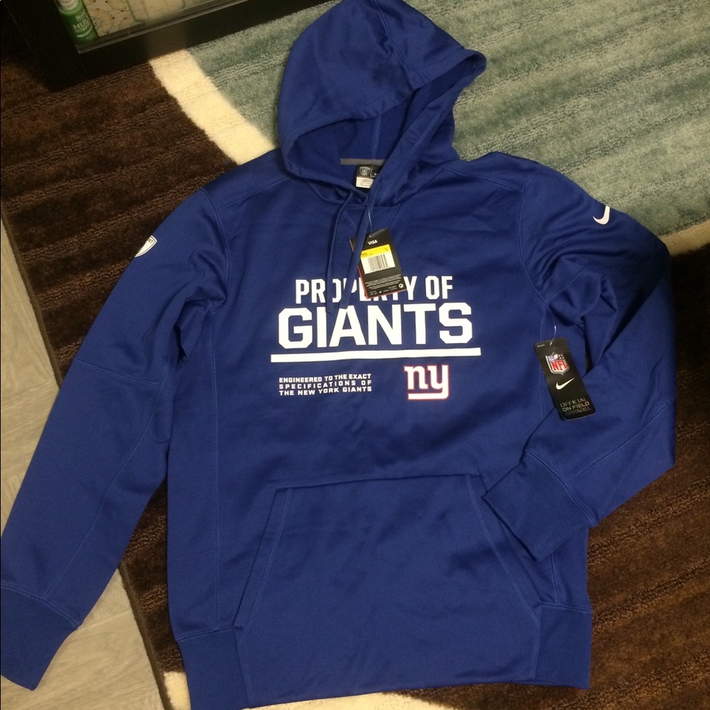 NY Giants Men’s Hoodie Brand New fleece inside